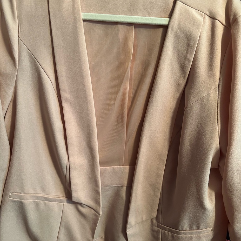 Torrid pale pink blazer